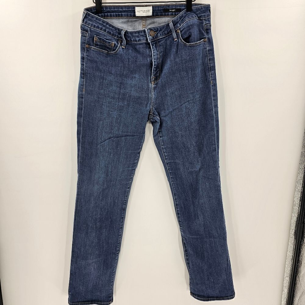 Parker smith straight jeans 32 dark wash